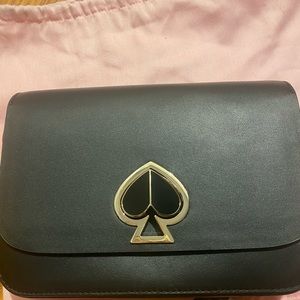 Kate Space Nicola Twistlock Medium Shoulder Bag W/ Interchangeable Accessories